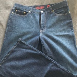 Flare bottom jeans